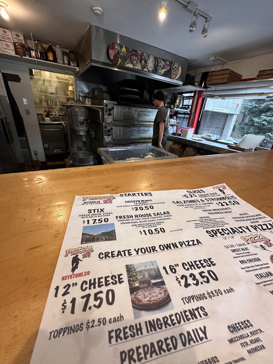 Menu Pizza 101 Keystone, Co-6